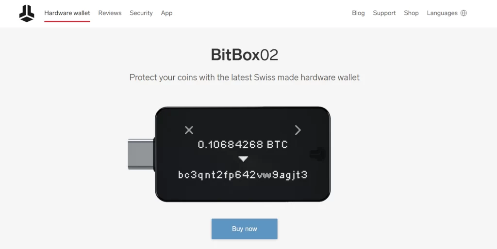 BitBox02, uno tra i migliori hardware wallet dell'anno